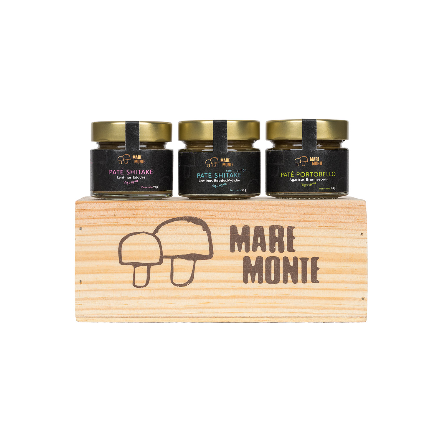 lote setas y patés pack patés de setas y champiñones variado