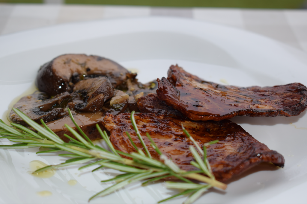 receta de setas shitake con pavo